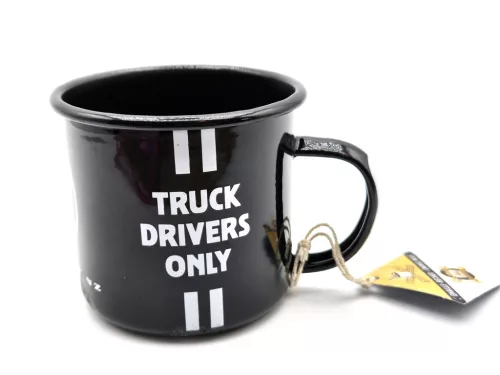 Mercedes Benz - Truck drivers only - Quality lasts longer - метална чаша - дефектна