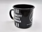 Mercedes Benz - Truck drivers only - Quality lasts longer - метална чаша - дефектна