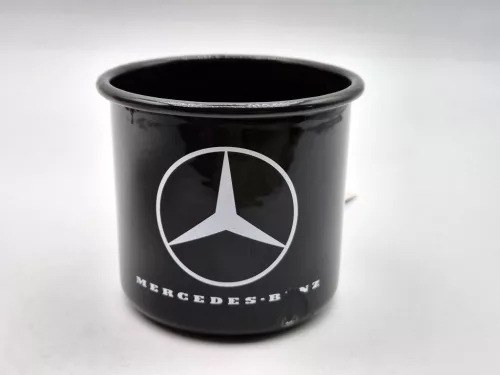 Mercedes Benz - Truck drivers only - Quality lasts longer - метална чаша - дефектна