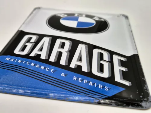BMW Garage гараж ретро метална табела метална картичка табела (10x14cm)