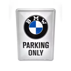  BMW Parking only метална табела метална картичка табела (10x14cm)