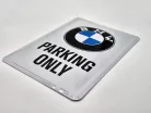 BMW Parking only метална табела метална картичка табела (10x14cm)