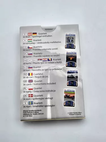 RACE CARS - F1 - състезателни автомобили автомобилна квартет карта