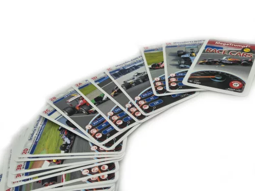 RACE CARS - F1 - състезателни автомобили автомобилна квартет карта