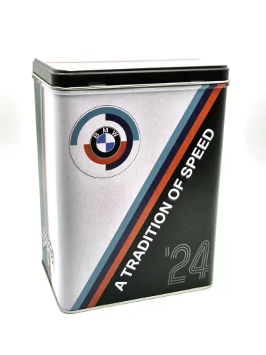 BMW Motorsport "A tradition of speed" метална кутия за съхранение