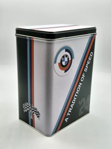BMW Motorsport "A tradition of speed" метална кутия за съхранение