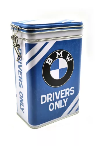 BMW Drivers only метална кутия с катарама за съхранение