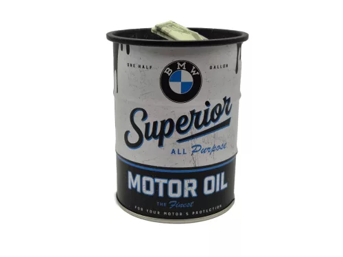 BMW Superior motor oil метално буре кутия за съхранение