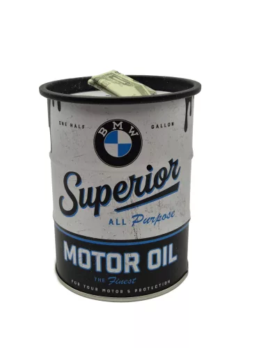 BMW Superior motor oil метално буре кутия за съхранение