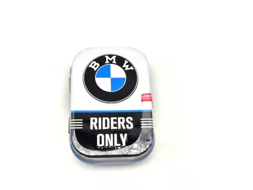 BMW Riders only метална кутия за бонбони (15g)