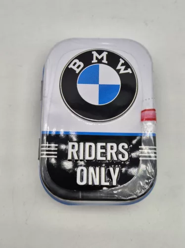 BMW Riders only метална кутия за бонбони (15g)