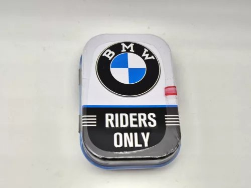 BMW Riders only метална кутия за бонбони (15g)