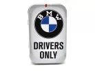 BMW Drivers only - бяла - метална кутия за бонбони (40g)