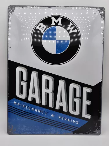 BMW Garage метален плакат метална табела (30x40cm)