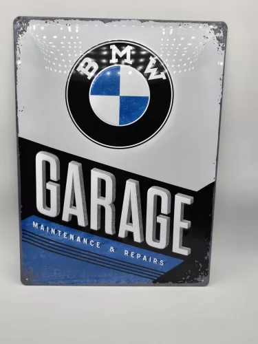 BMW Garage метален плакат метална табела (30x40cm)