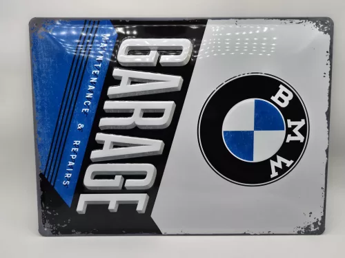 BMW Garage метален плакат метална табела (30x40cm)