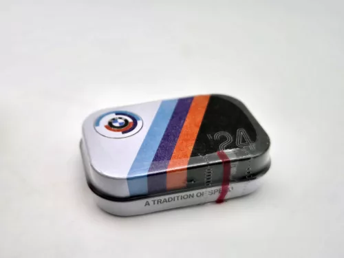 BMW Motorsport Tradition of Speed - метална кутия за бонбони (15g)