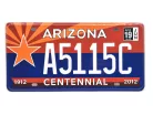 Американска USA метална регистрационна табела - Arizona
