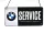 BMW Service метална табела за окачване (20x10cm)