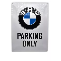 BMW Parking only метална табела (30x40cm)