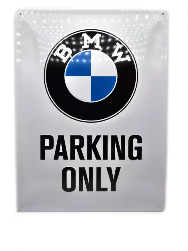 BMW Parking only метална табела (30x40cm)