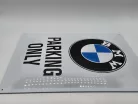 BMW Parking only метална табела (30x40cm)