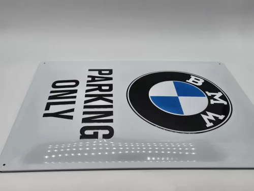 BMW Parking only метална табела (30x40cm)