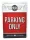 MINI Parking only метална табела (20x30 cm)
