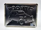 Citroen 2CV Kacsa - метална табела (20x15cm)