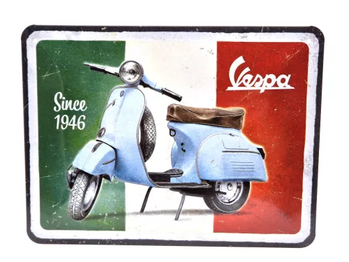 Vespa - метална табела (20x15cm)