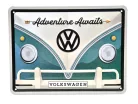 Volkswagen VW T1 Transporter - Adventure Awaits - метална табела (20x15cm)