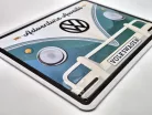 Volkswagen VW T1 Transporter - Adventure Awaits - метална табела (20x15cm)