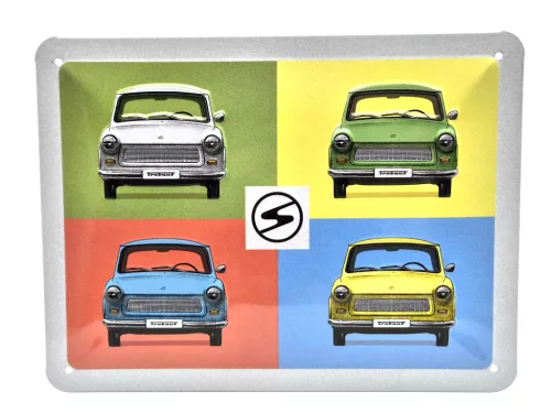 Trabant Trabi - метална табела (20x15cm)