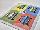 Trabant Trabi - метална табела (20x15cm)