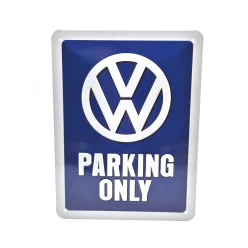   Volkswagen VW Parking Only - метална табела (15x20cm)