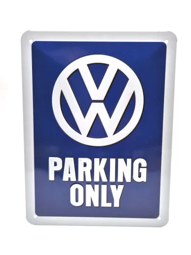 Volkswagen VW Parking Only - метална табела (15x20cm)