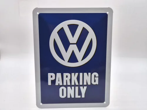 Volkswagen VW Parking Only - метална табела (15x20cm)