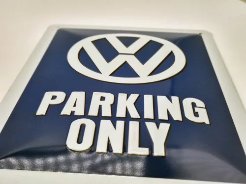 Volkswagen VW Parking Only - метална табела (15x20cm)