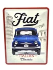 Fiat 500 - метална табела (15x20cm)