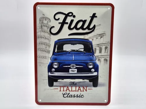 Fiat 500 - метална табела (15x20cm)