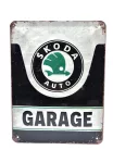 Skoda Garage - метална табела (15x20cm)