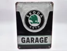 Skoda Garage - метална табела (15x20cm)
