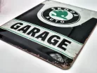 Skoda Garage - метална табела (15x20cm)