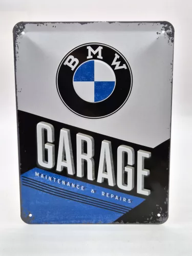 BMW Garage - метална табела (15x20cm)