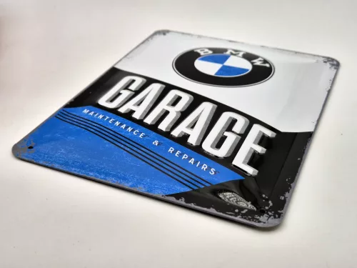 BMW Garage - метална табела (15x20cm)