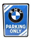 BMW Parking Only - метална табела (15x20cm)