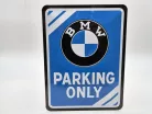BMW Parking Only - метална табела (15x20cm)