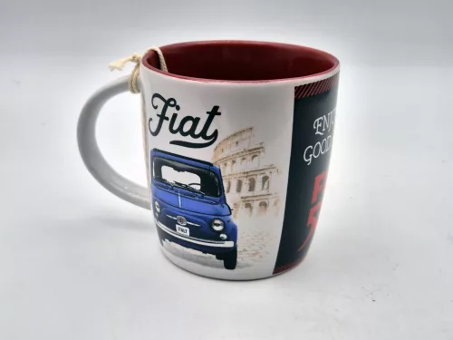 Fiat 500 - Enjoy the good times - керамична чаша