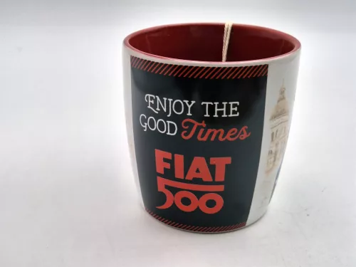 Fiat 500 - Enjoy the good times - керамична чаша