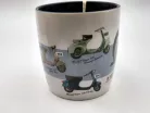Vespa - A small car on two wheels - керамична чаша